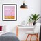 Stupell Industries Pink Retro Dessert Parlor Framed Print Under Glass, design by LISH Creative